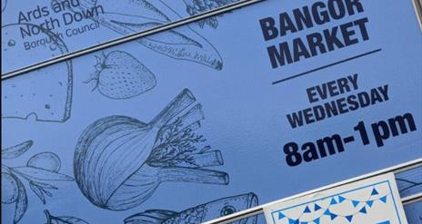 Bangor Market sign