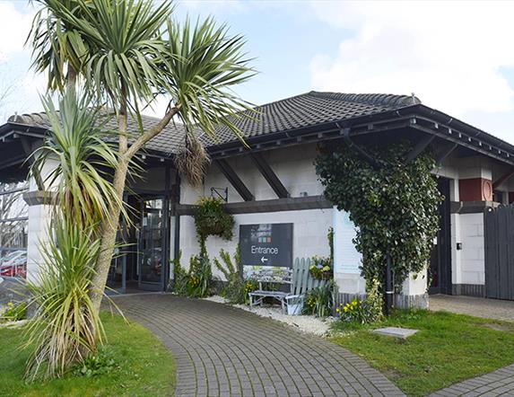 Entrance to Garden Centre