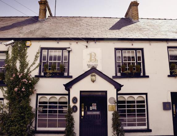 Photo of restaurant front entrance outside