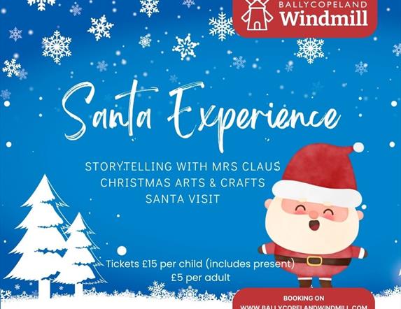 Santa at Ballycopeland Windmill