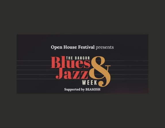 The Open House Festival Bangor Blues and Jazz Week 2025 logo