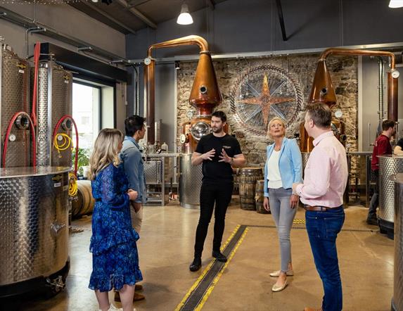 Tour on production floor