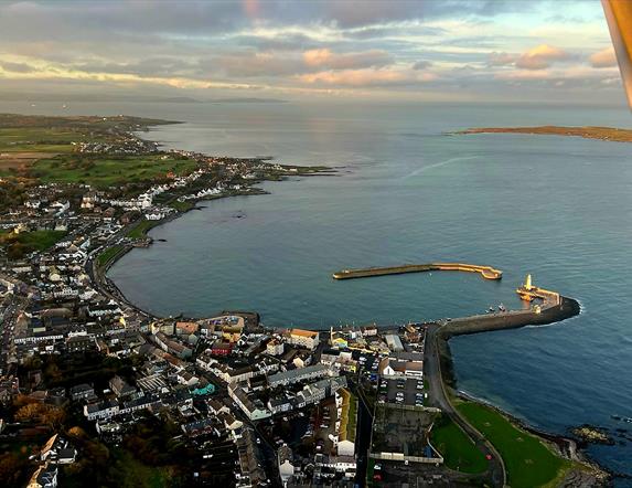 Birds eye view of Donaghadee