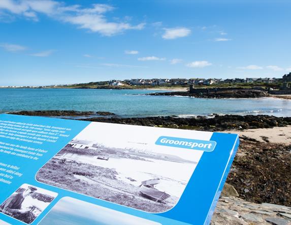 An image of the Groomsport Information sign