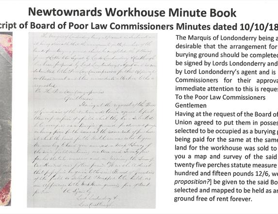 Newtownards Workhouse Minute Book