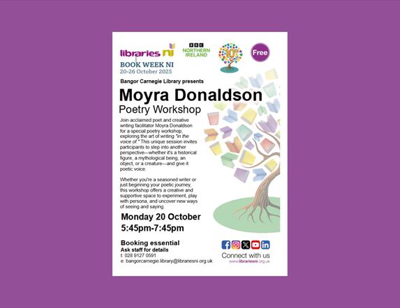 Moyra Donaldson Poetry Workshop