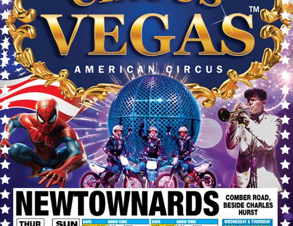 Circus Vegas Newtownards Poster
