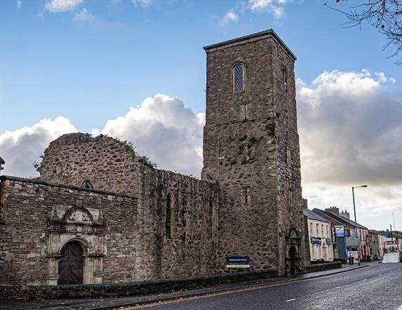 Newtownards Priory from street view