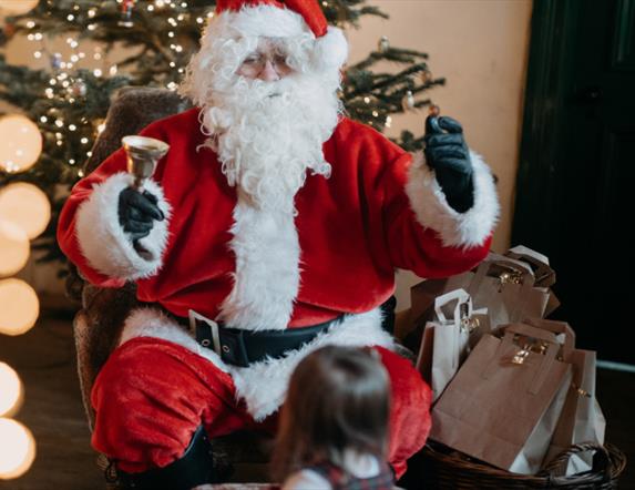 Experience a magical visit with Santa in the Ulster Folk Museum