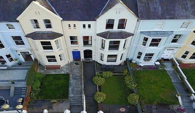 Birds eye view of front exterior