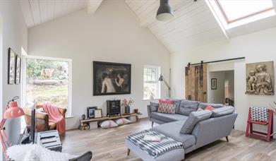 Open plan living room area