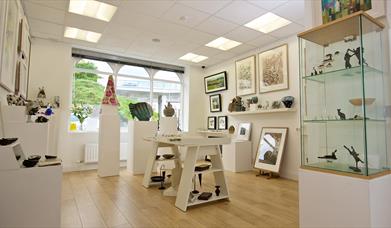 Inside the shop