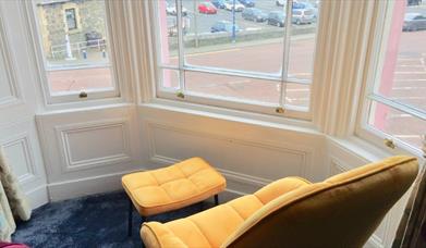 Seat position beside window view