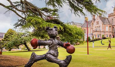 Art & Soul 2025 Sculpture - Bear with Boxing Gloves
