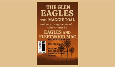 The Glen Eagles with Maggie Toal poster for their 2026 performance at Studio 1a, Bangor