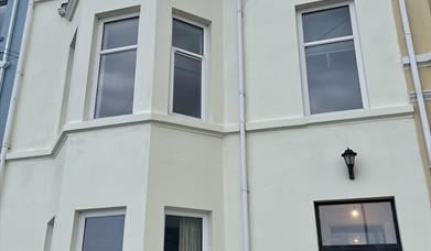 External front of accommodation