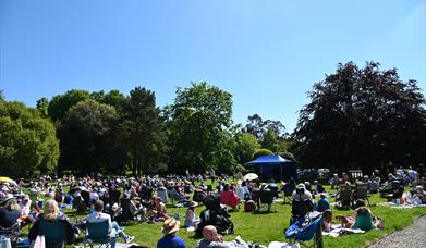 Jazz on the lawn at Mount Stewart