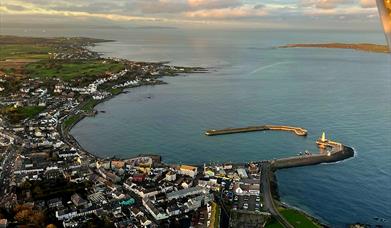 Birds eye view of Donaghadee