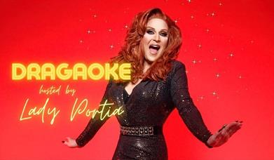 Dragaoke host Lady Portia