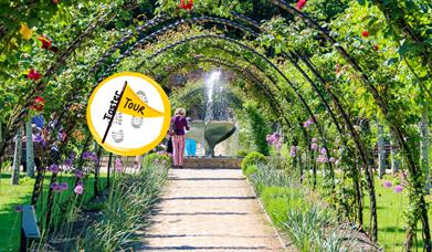 Bangor Castle Walled Garden fountain