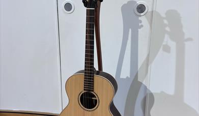 Guitar on a stand 