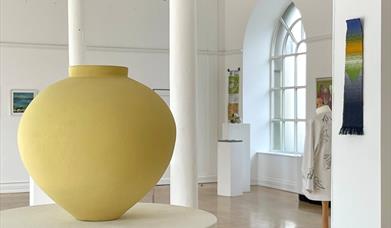 Artworks in a gallery