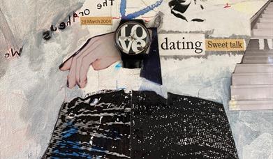 A collage artwork by Kim Montgomery