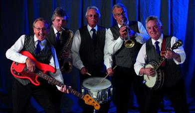 Members of Clubsound with Instruments