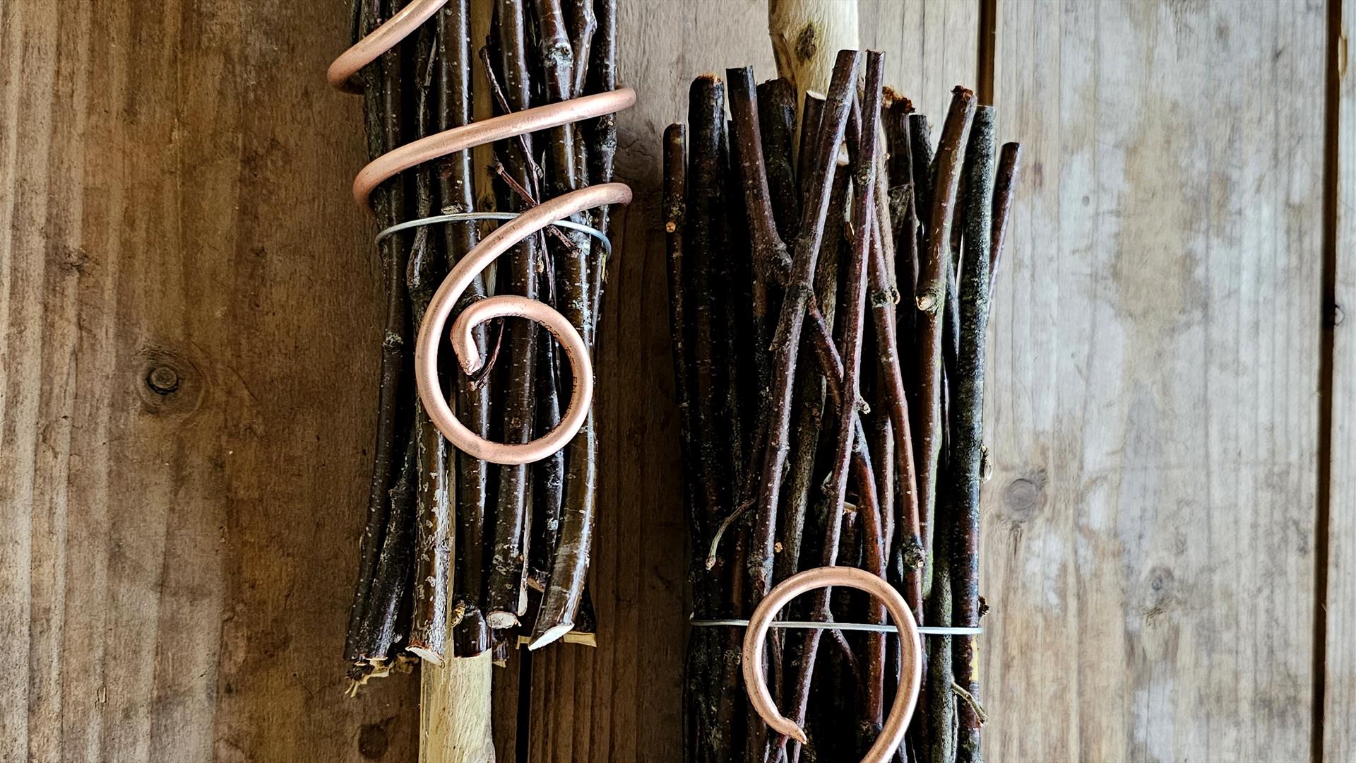 Make a Traditional Besom Broom in the Walled Garden