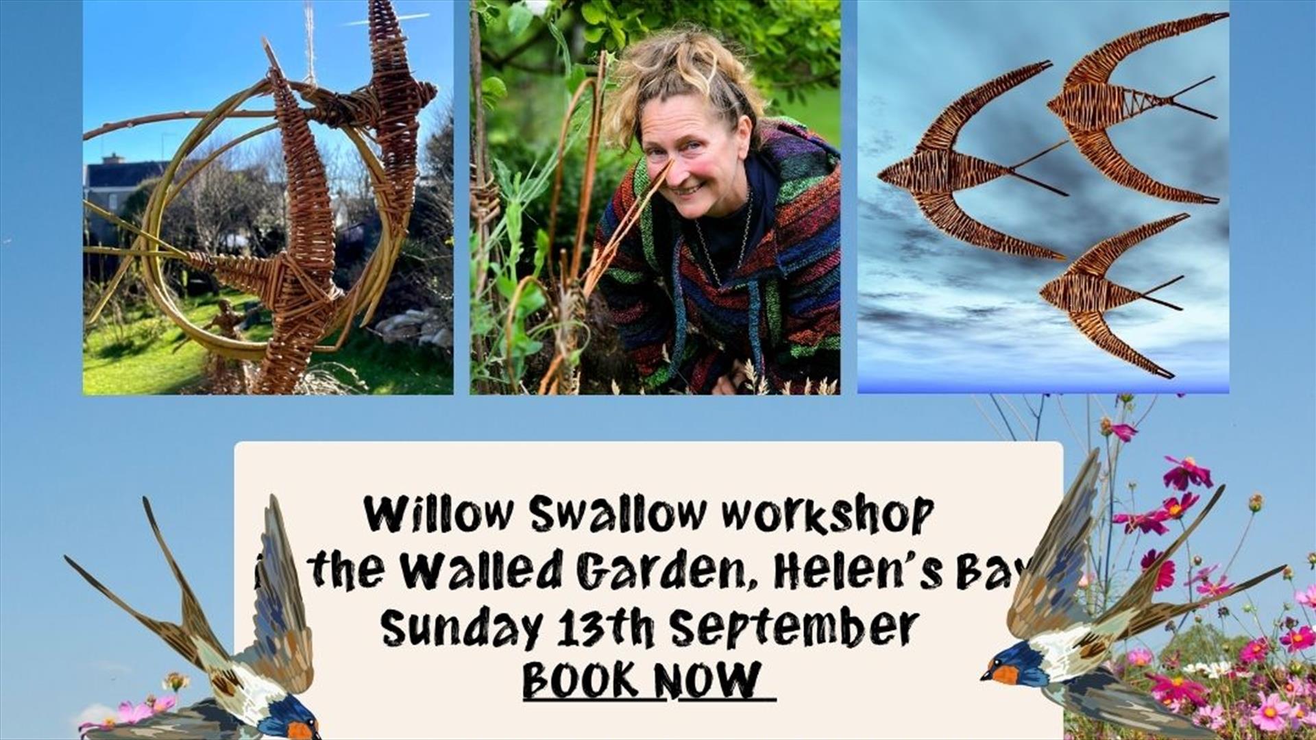 Weave Willow Swallows and Swifts in the Walled Garden