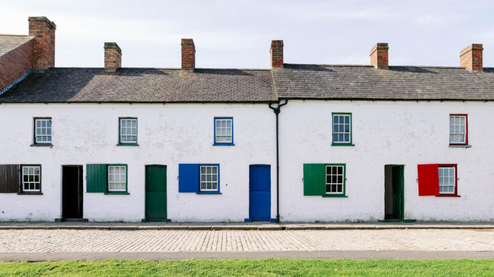 Tea Lane Houses at the Ulster Folk Museum