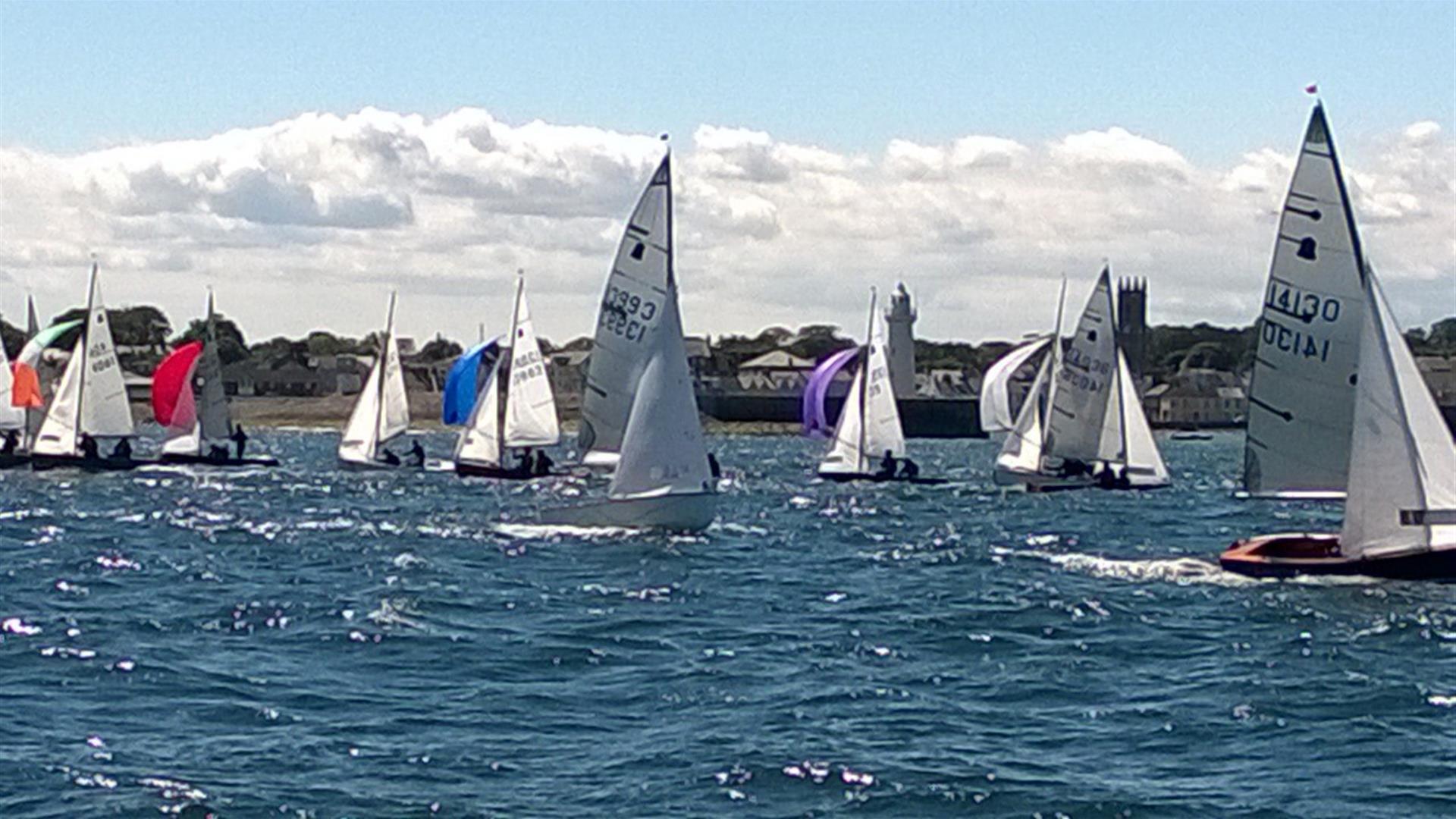 Sail boats on the water