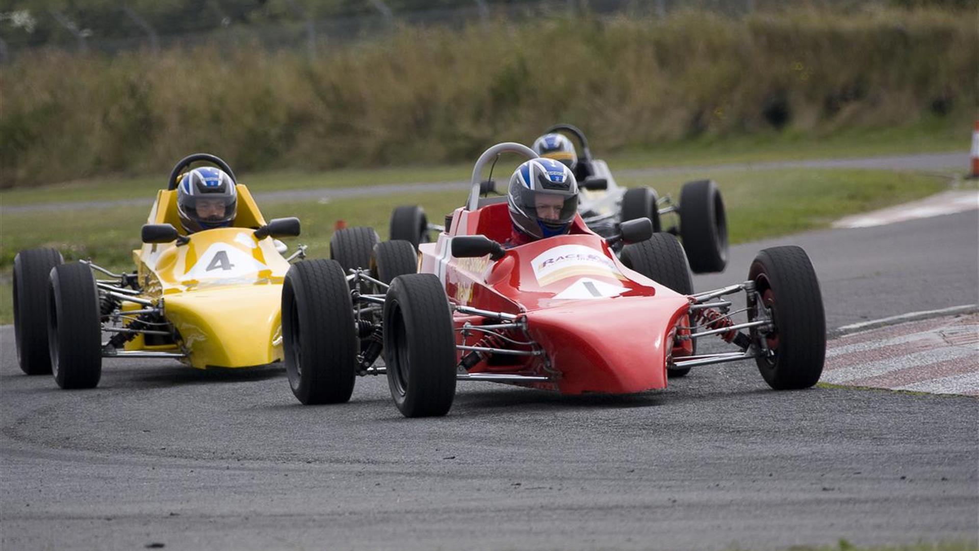 Racing in progress