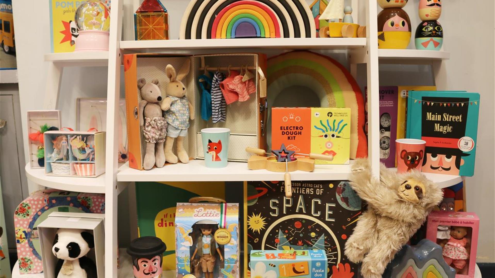 Photo of children's toys for sale