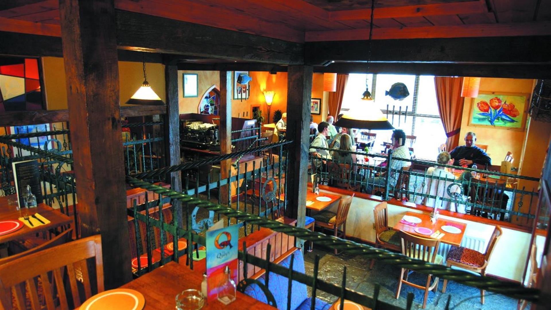 Inside dining area