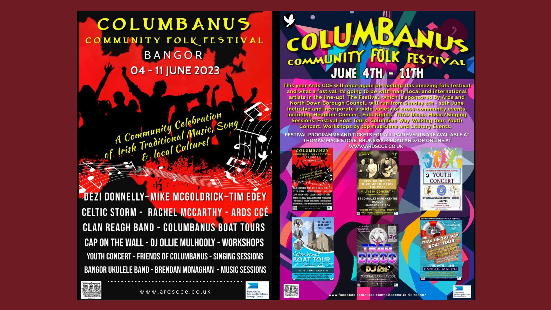 Ards CCE programme posters