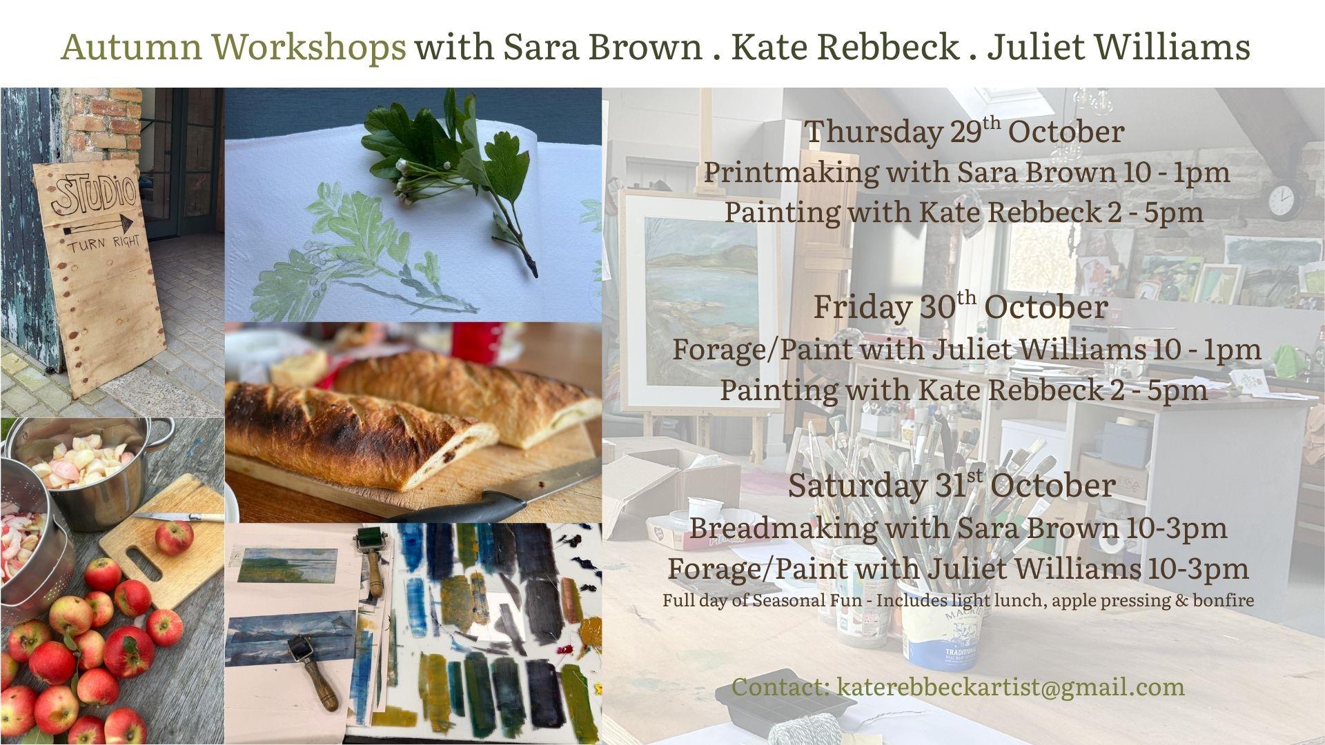 Autumn Workshops at Long Barn Portaferry