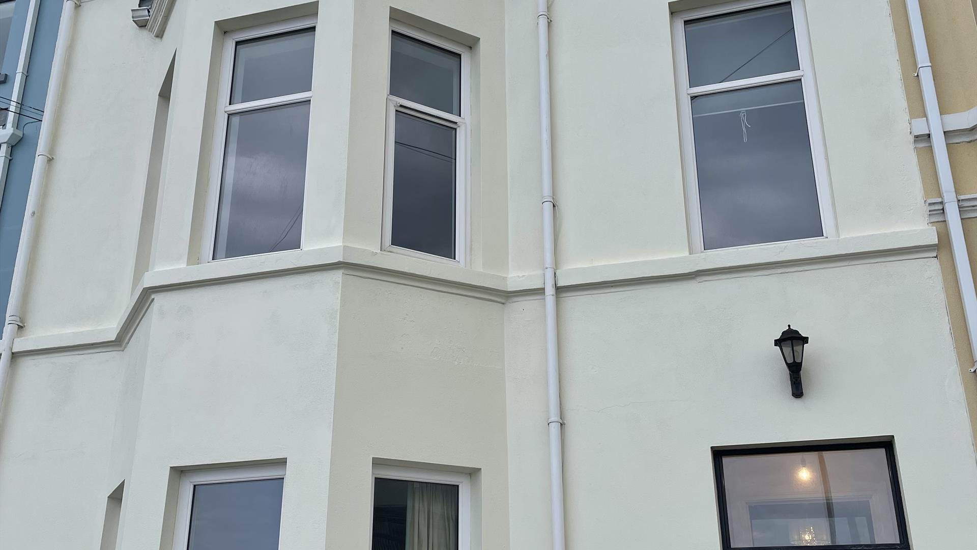 External front of accommodation