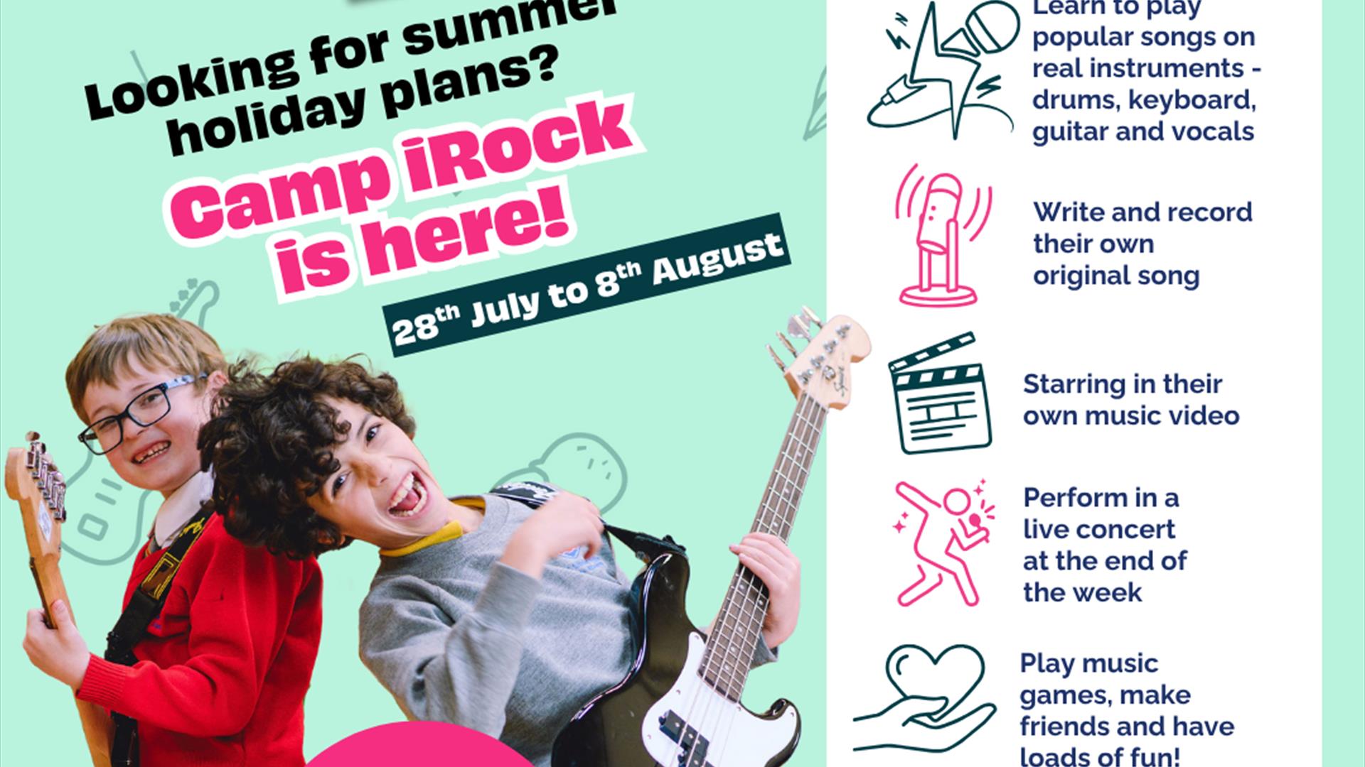 Camp iRock Poster