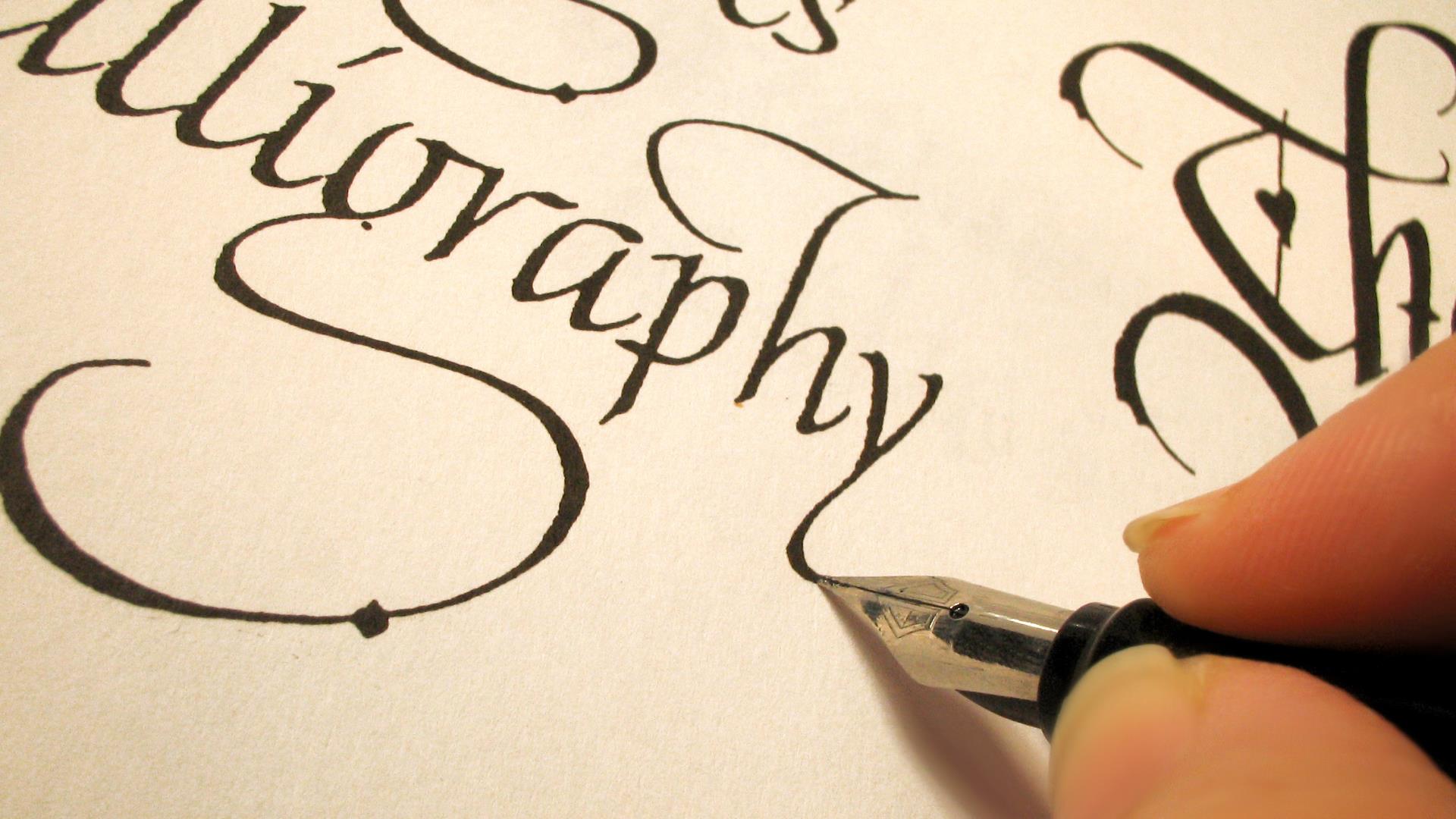 Calligraphy writing