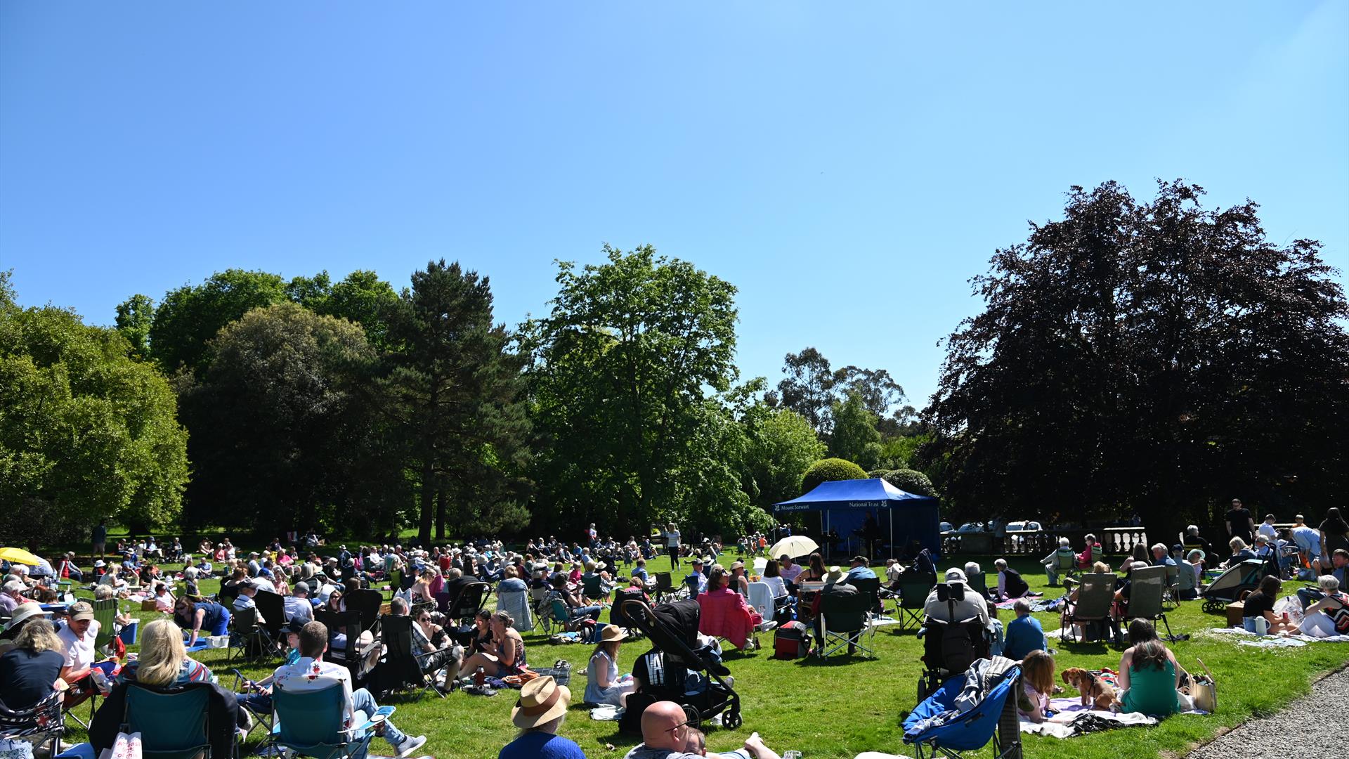 Jazz on the lawn at Mount Stewart