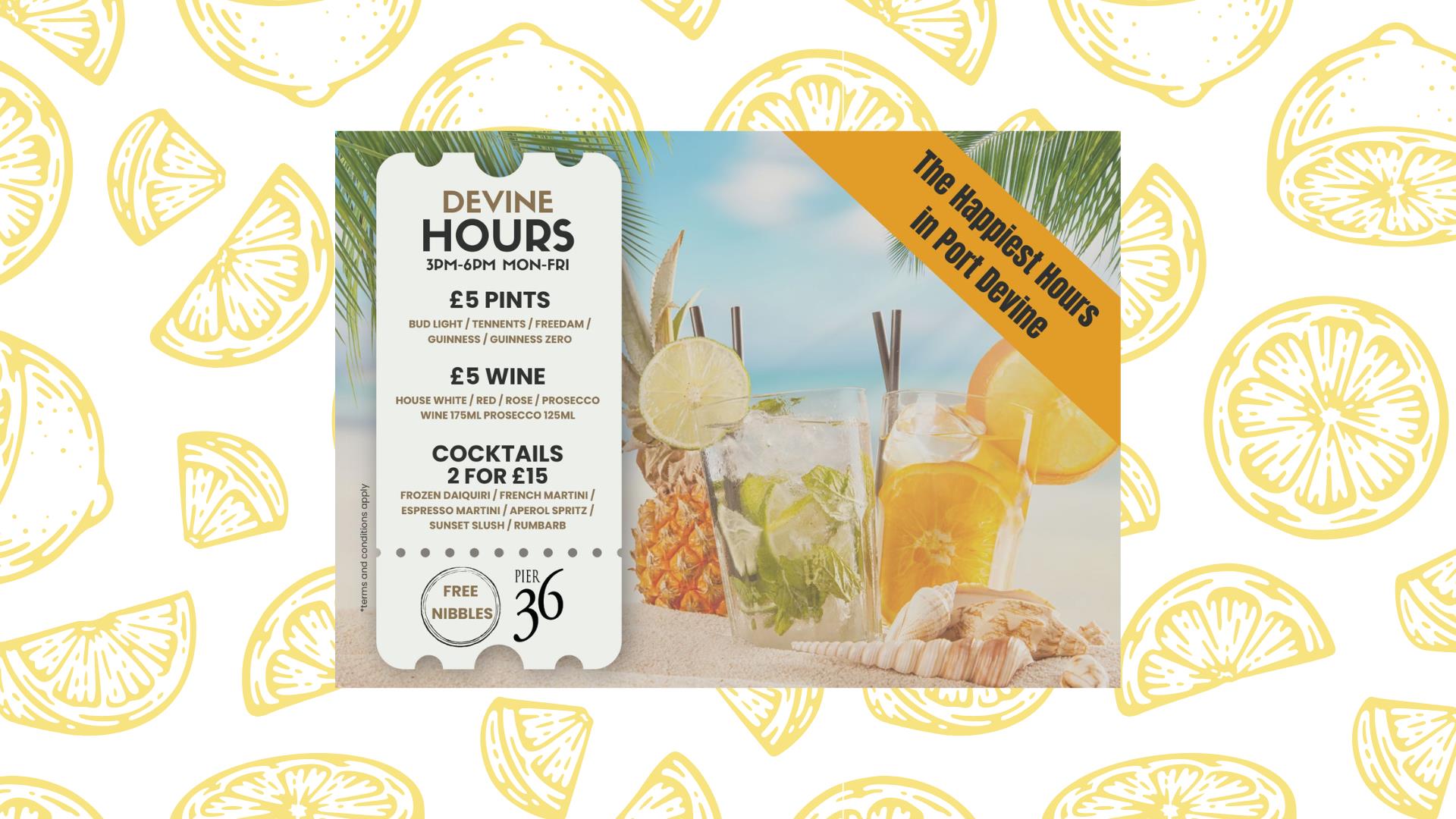 Devine hours at Pier 36