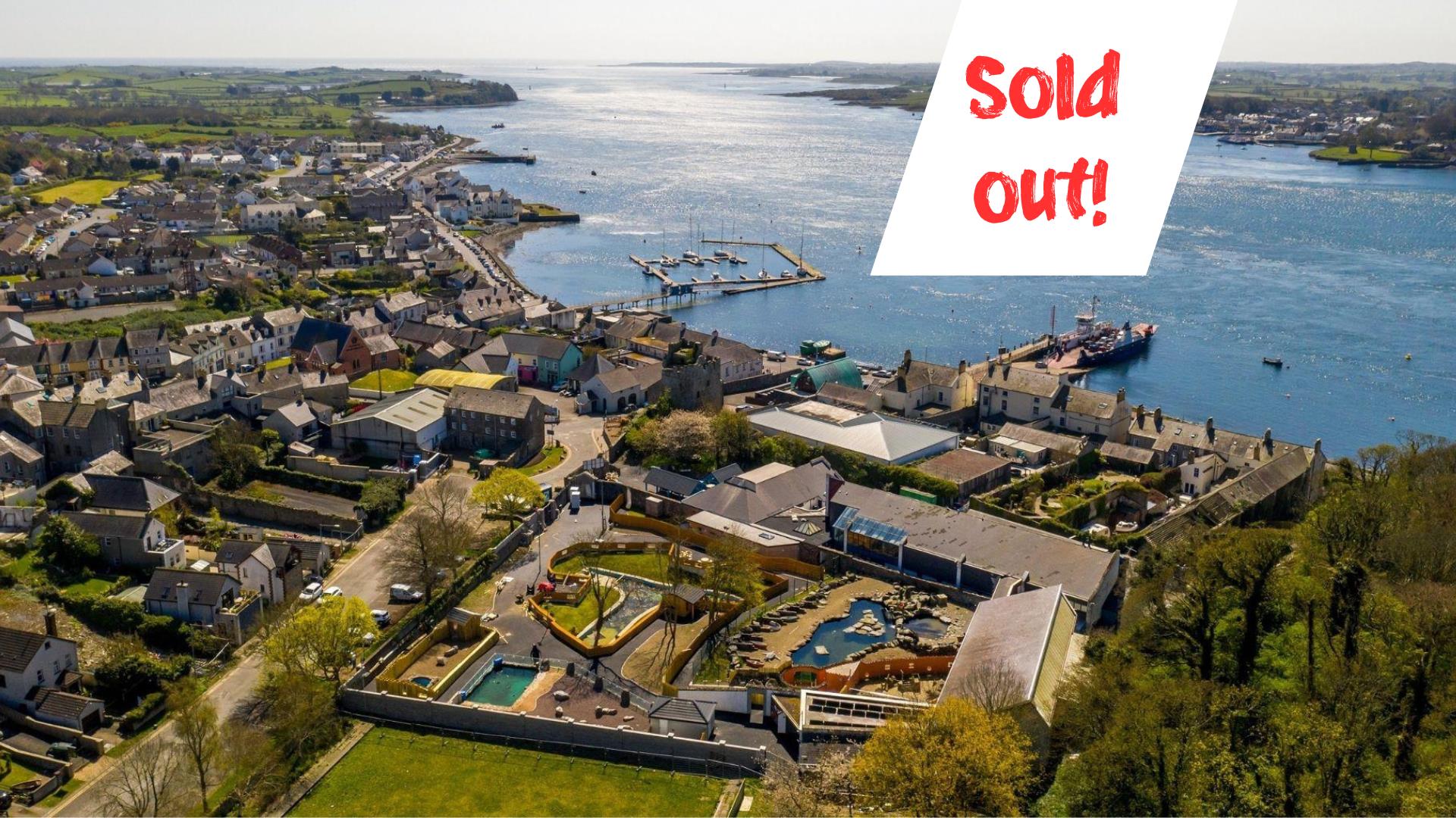 Image of Portaferry and Strangford Lough with the words Sold Out
