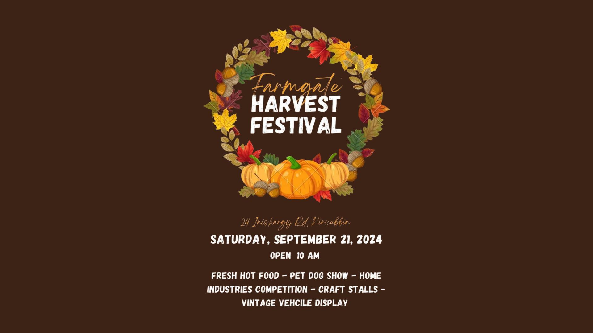Farm Gate Harvest Fest poster 2