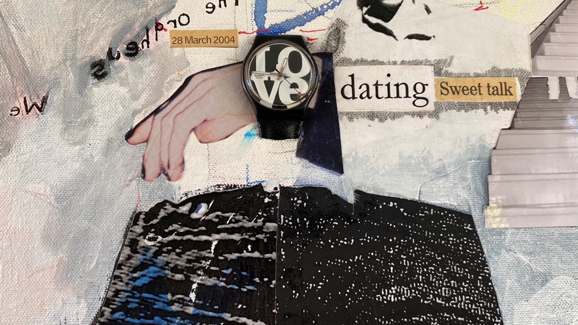 A collage artwork by Kim Montgomery