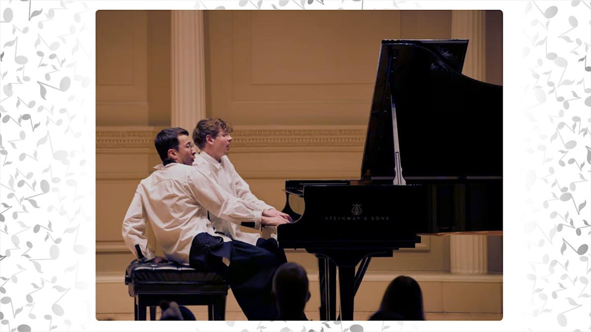 Pavel Kolesnikov & Samson Tsoy classical pianists