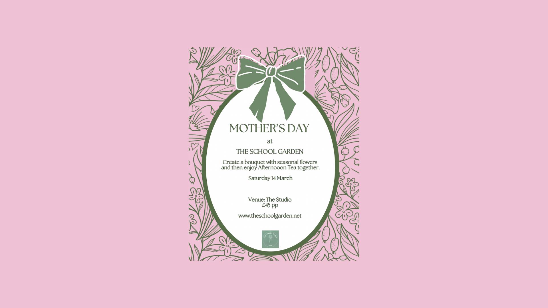 Mother's Day Floral Experience and Afternoon Tea