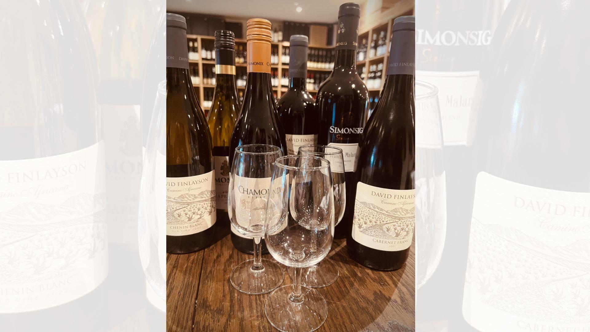 Image of a selection of wines