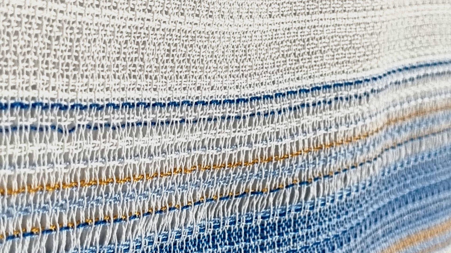 Textile weaving by Karen Hamilton