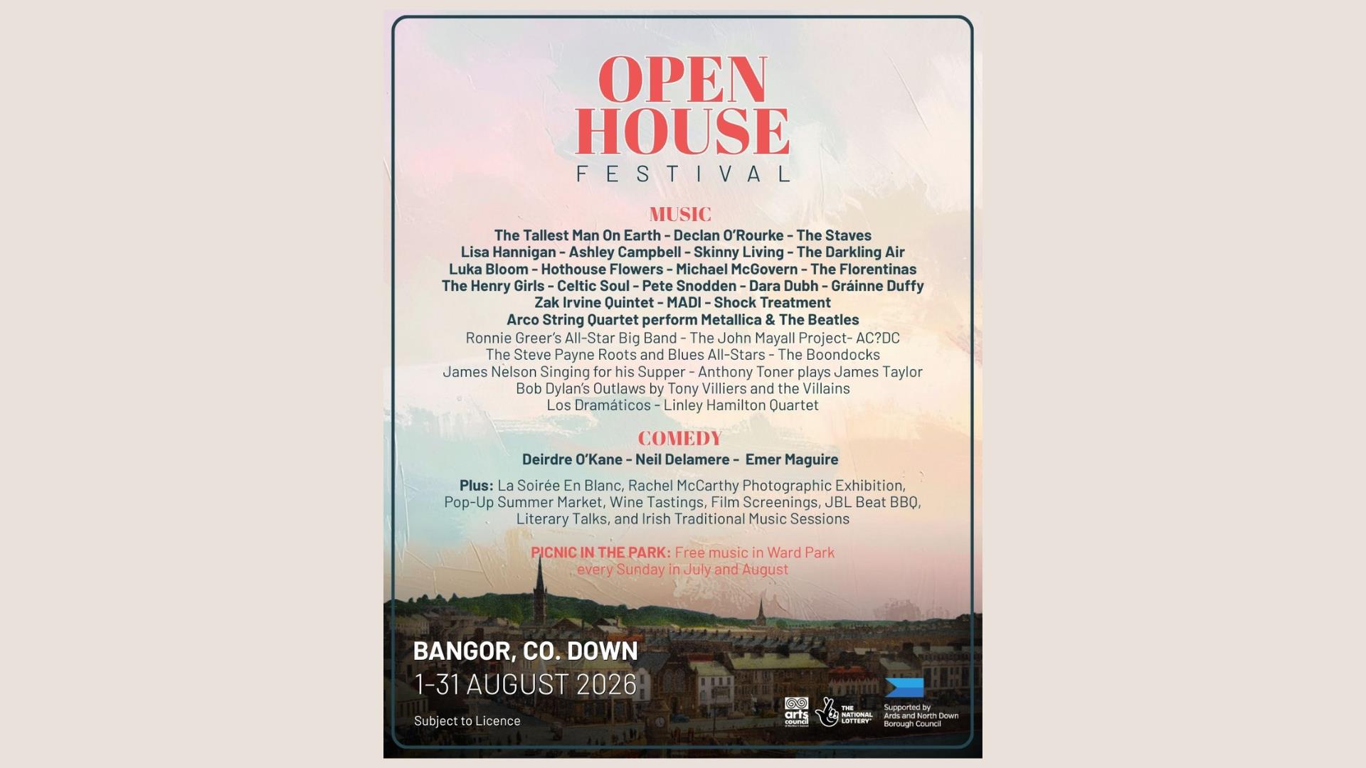 Open House Festival poster